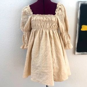 Storia Eyelet Cottagecore Shirred Mini puff sleeved